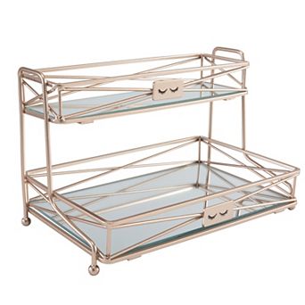 Home Details 2 tier Vanity Tower in Rose Gold