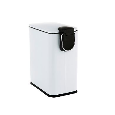 Simplify Slim Rectangular 5 Liter Pedal Trash Bin with Soft Close Lid