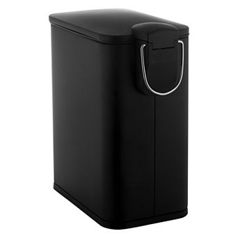 Simplify Slim Rectangular 5 Liter Pedal Trash Bin with Soft Close Lid