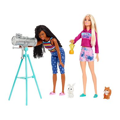 Barbie® Let's Go Camping Tent, Dolls and Accessories Playset