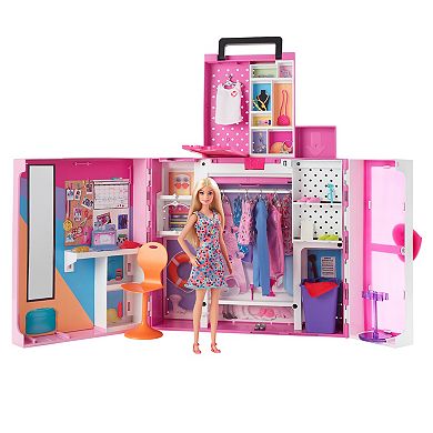 Barbie® Dream Closet, Blonde Doll and Accessories
