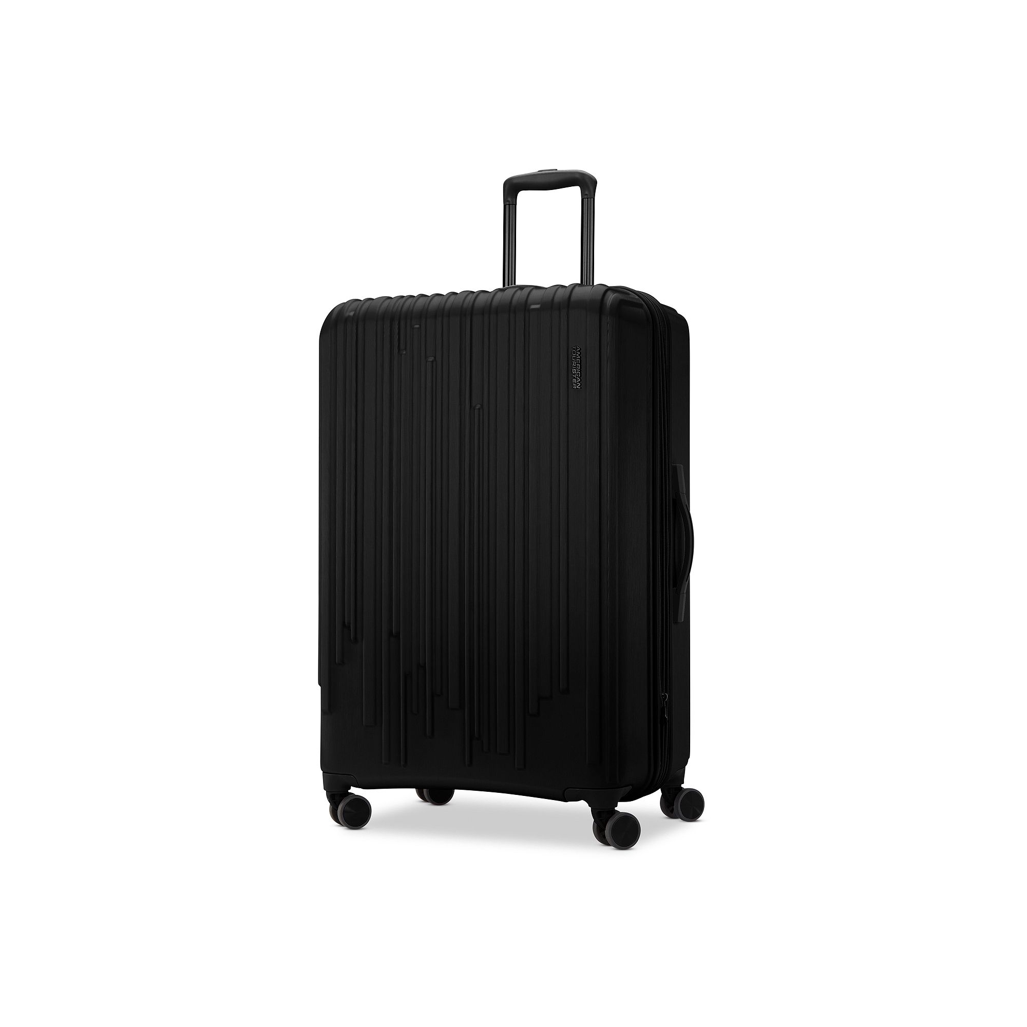 American Tourister Burst Max Quatro Hardside Spinner Luggage, Black