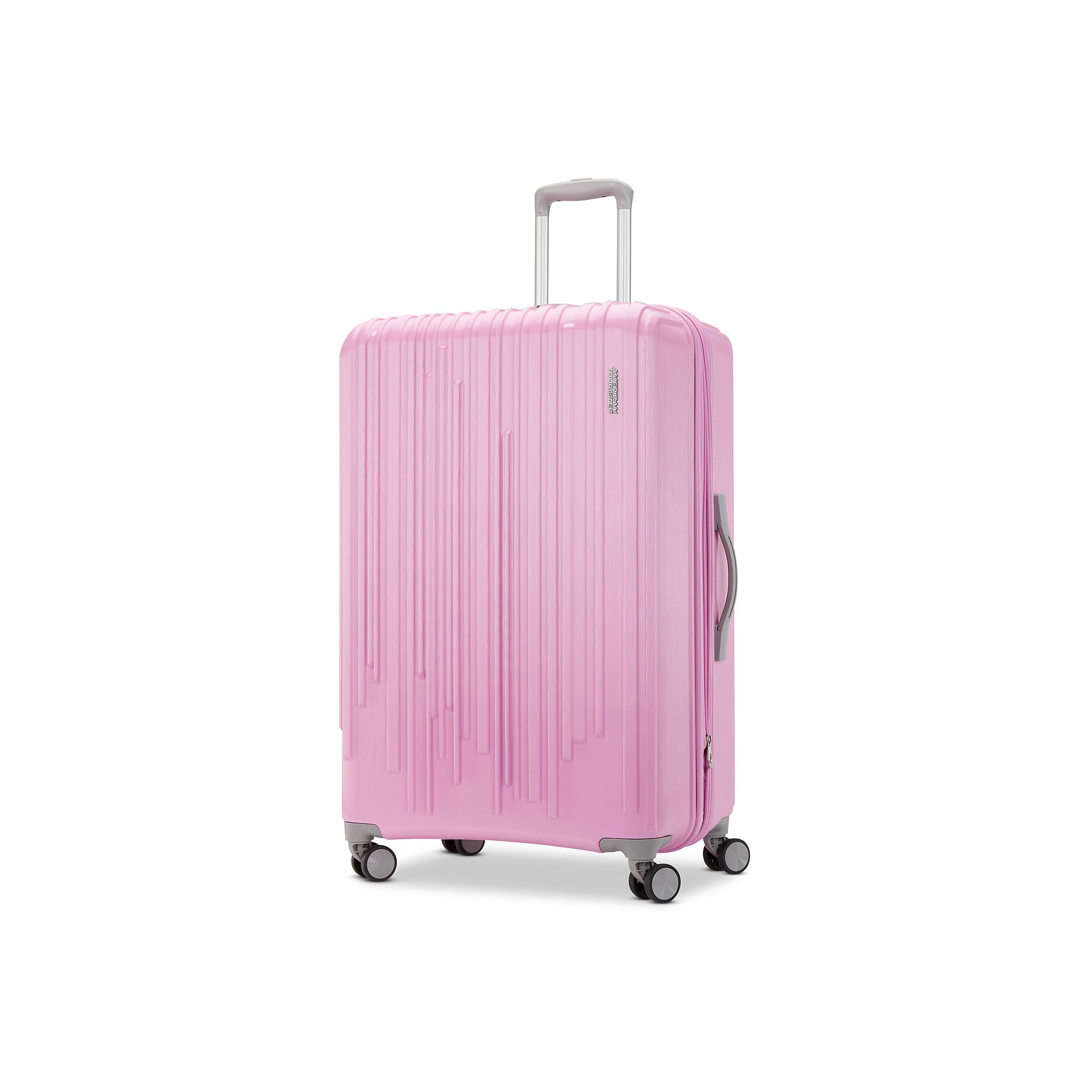 American Tourister Burst Max Quatro Hardside Spinner Luggage, Pink