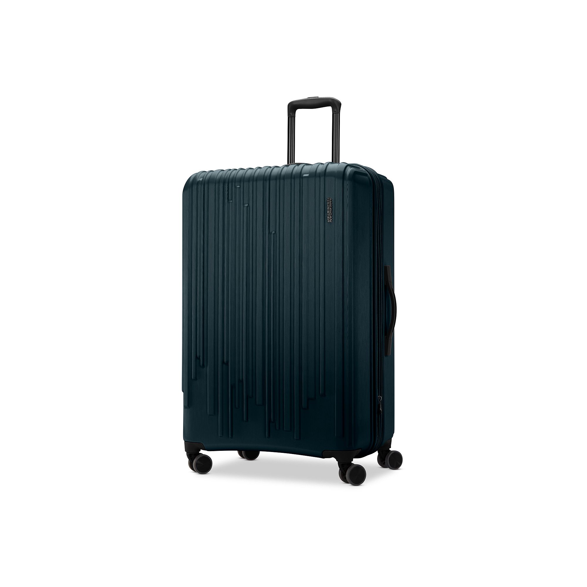American Tourister Burst Max Quatro Hardside Spinner Luggage, Deep Blue