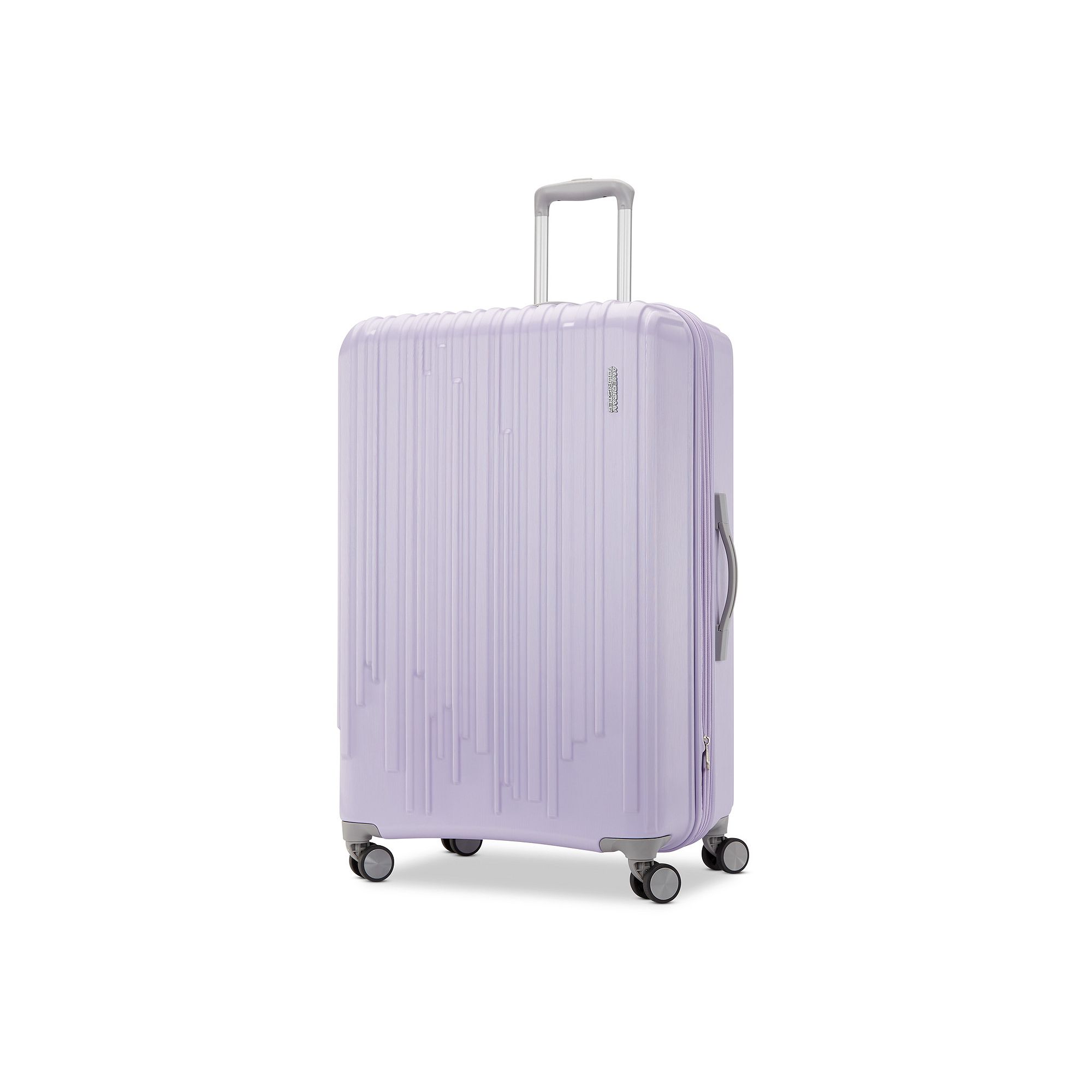 American Tourister Burst Max Quatro Hardside Spinner Luggage, Digital Purpl