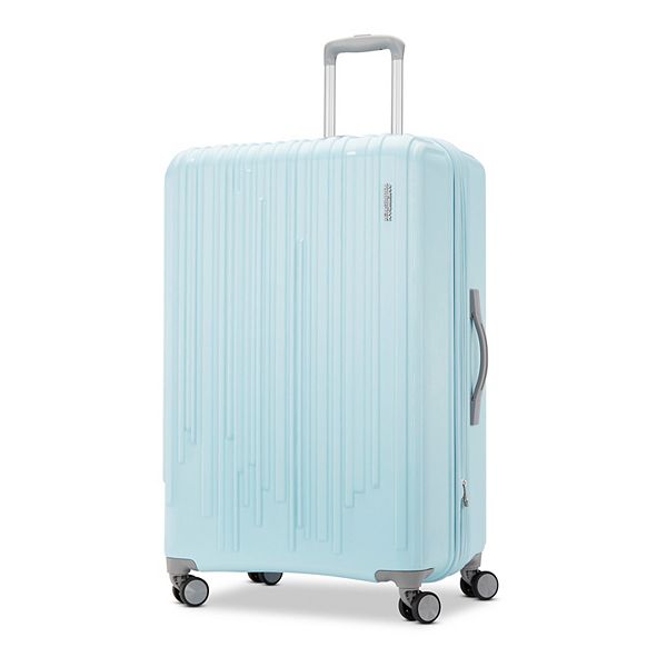 American Tourister Burst Max Quatro Hardside Spinner Luggage Sky Blue 24 INCH BrickSeek