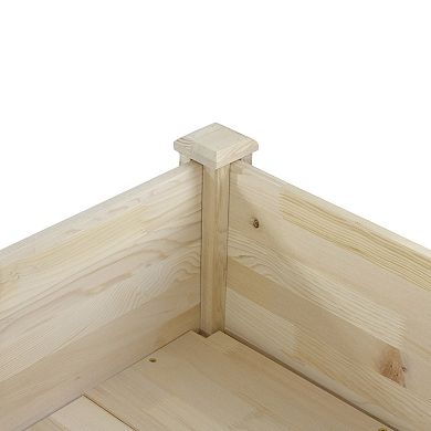 Raised Garden Bed Liner Planter Box Floor Decor