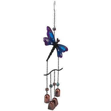 Colorful Dragonfly Outdoor Garden Windchime Wall Decor