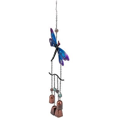 Colorful Dragonfly Outdoor Garden Windchime Wall Decor