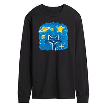 Men's Pete The Cat Space Dream Long Tee