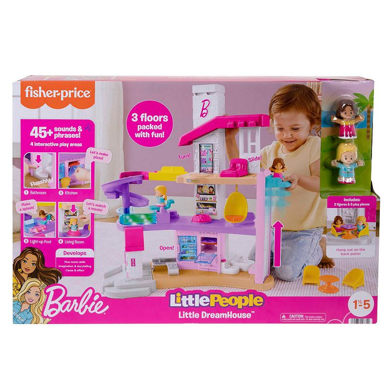 Fisher-Price Little People Barbie Playset with Lights & Music, Little Dream