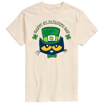 Men's Pete The Cat St Patrick's Day Tee