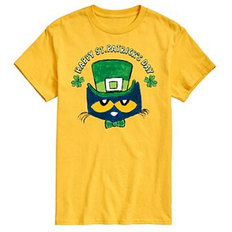 Men's Pete The Cat St Patrick's Day Tee