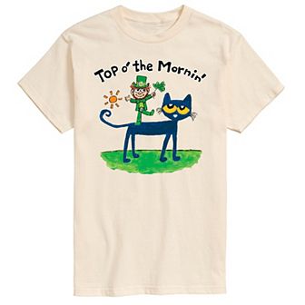 Men's Pete The Cat Mornin' Leprechaun Tee
