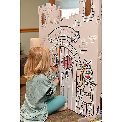 Easy Playhouse Fairy Tale Castle Cardboard Playhouse