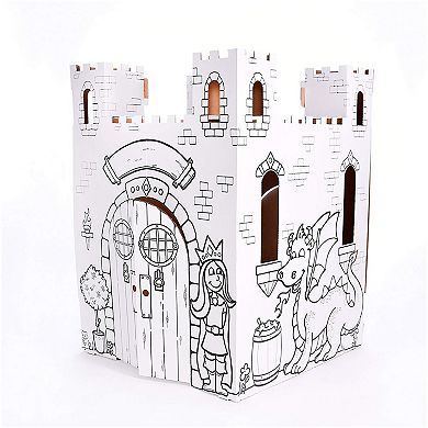 Easy Playhouse Fairy Tale Castle Cardboard Playhouse