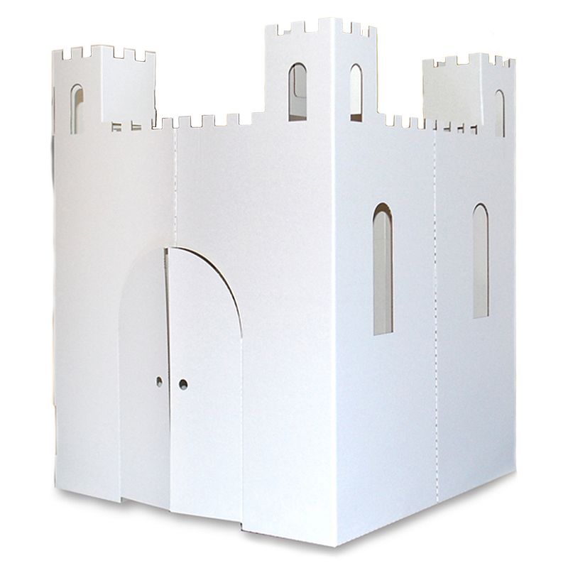 Easy Playhouse Castle Cardboard Playhouse, Multicolor