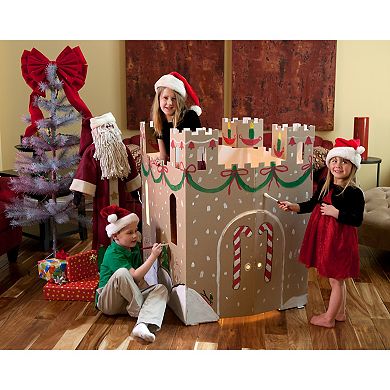 Easy Playhouse Castle Cardboard Playhouse