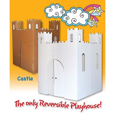 Easy Playhouse Castle Cardboard Playhouse