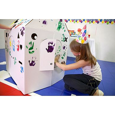 Easy Playhouse Crafty Cottage Cardboard Playhouse