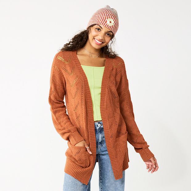 Kohl's long hot sale cardigan sweater