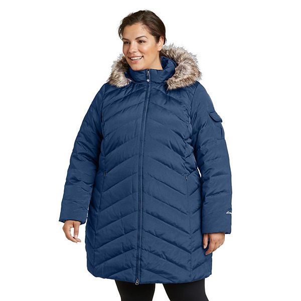 Plus Size Eddie Bauer Crystal Ridge Down Parka Coat