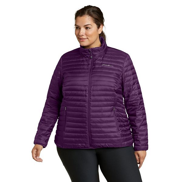 Plus Size Eddie Bauer Microlight Down Jacket