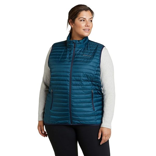 Plus Size Eddie Bauer Microlight Down Vest