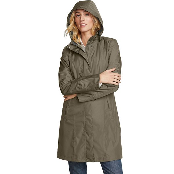 Eddie bauer women's girl on the go insulated trench coat best sale