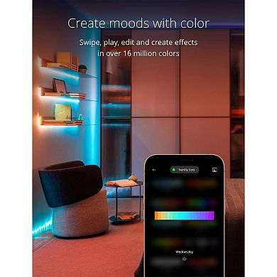 Twinkly Dots App-Controlled Flexible LED Lights 400 RGB Clear Wire USB-Power