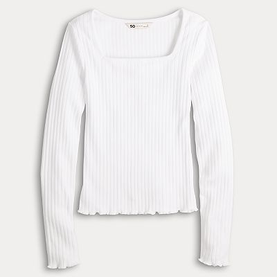 Kohls long sleeve shirts juniors hot sale