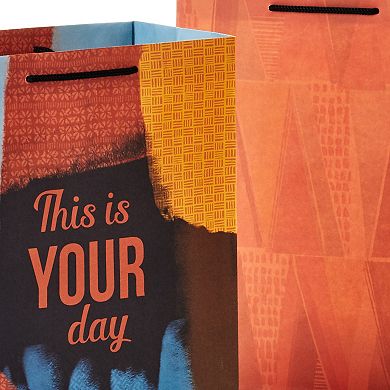 Hallmark Mahogany Large Father's Day Gift Bag Bundle