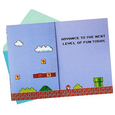 Hallmark Nintendo Fathers Day Card "Classic Mario" with Light & Sound