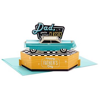 Hallmark Paper Wonder Displayable Pop Up Fathers Day Card for Dad