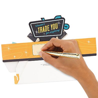 Hallmark Paper Wonder Displayable Pop Up Fathers Day Card for Dad