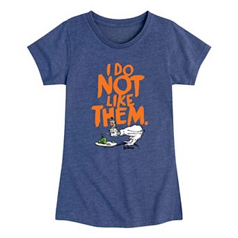 Girls 7-16 Dr. Seuss I Do Not Like Them Graphic Tee