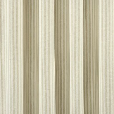 Lush Decor Set of 2 Farmhouse Vintage Stripe Window Curtain Panels