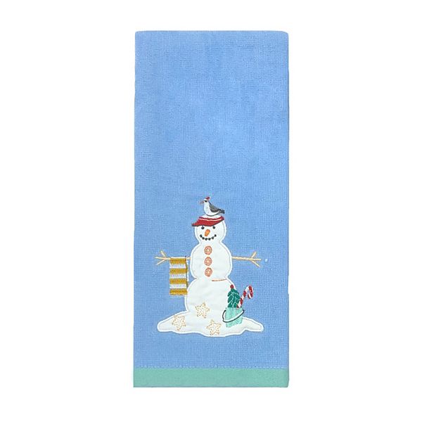 St. Nicholas Square® Coastal Snowman Hand Towel