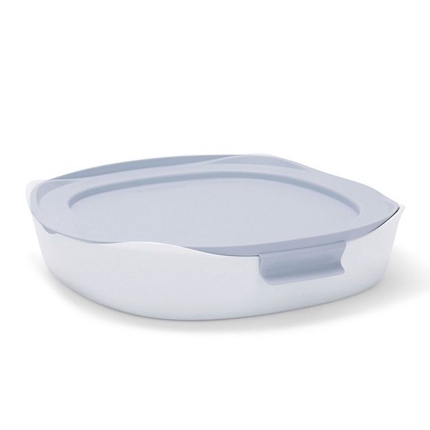 Rubbermaid DuraLite Glass Bakeware 1.75 Quart Square Baking Dish with Lid -  NEW