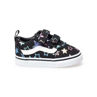 Vans Ward V Foil Stars Baby Toddler Girls Shoes