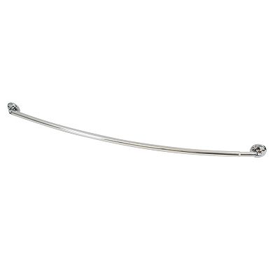 Bath Bliss Wall Mountable Curved Adjustable Shower Rod