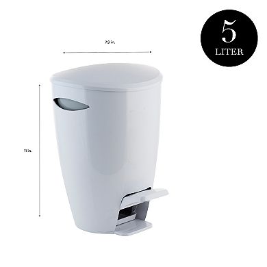 Bath Bliss 5L Contour Step Pedal Waste Bin