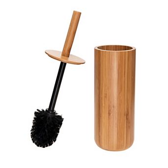 Bath Bliss Rounded Bamboo Toilet Bowl Brush