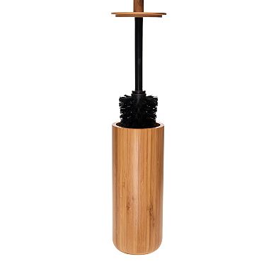 Bath Bliss Rounded Bamboo Toilet Bowl Brush