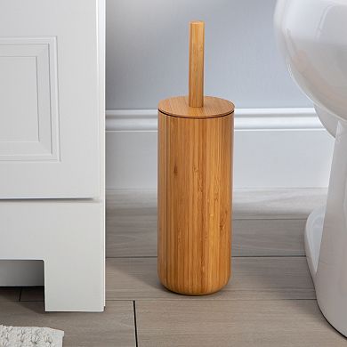 Bath Bliss Rounded Bamboo Toilet Bowl Brush