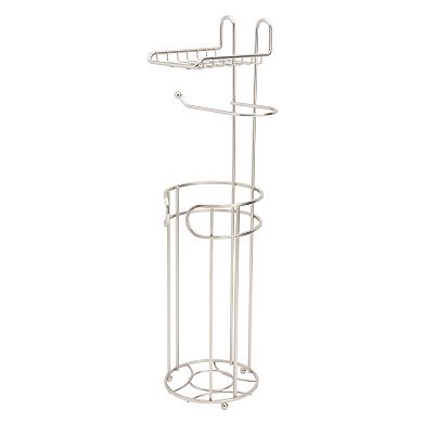 Bath Bliss Contemporary Toilet Paper Reserve and Dispenser with Built