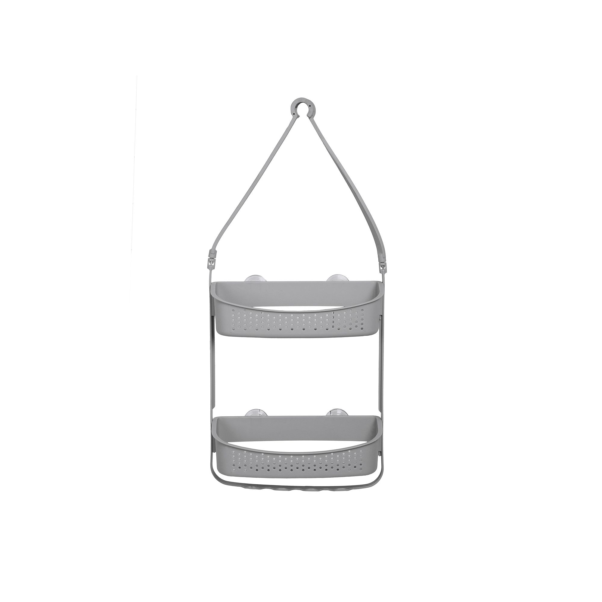 Bath Bliss 2 Way Convertible Shower Caddy, Gray