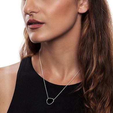 Gemistry Sterling Silver Black Onyx Pendant Necklace
