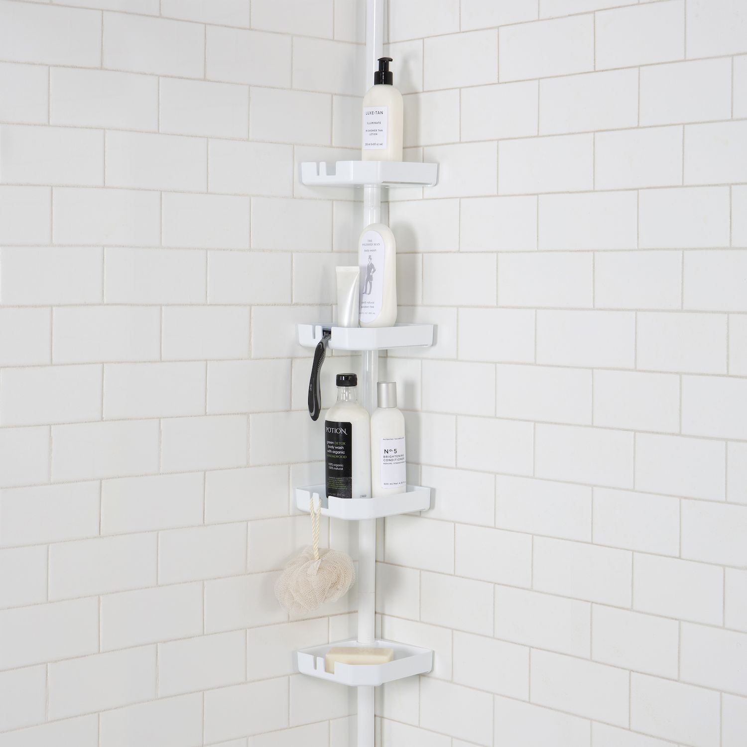 Bath Bliss Corner Shower Organizer - Thumbnail 3
