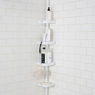 Bath Bliss 4 Tier Corner Shower Organizer